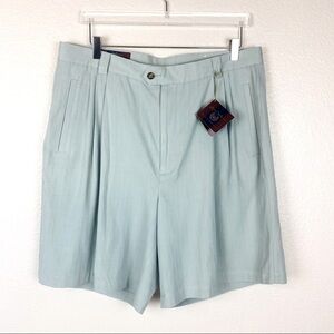 Byron Nelson Oxford Golf Silk Blend Shorts Size 38